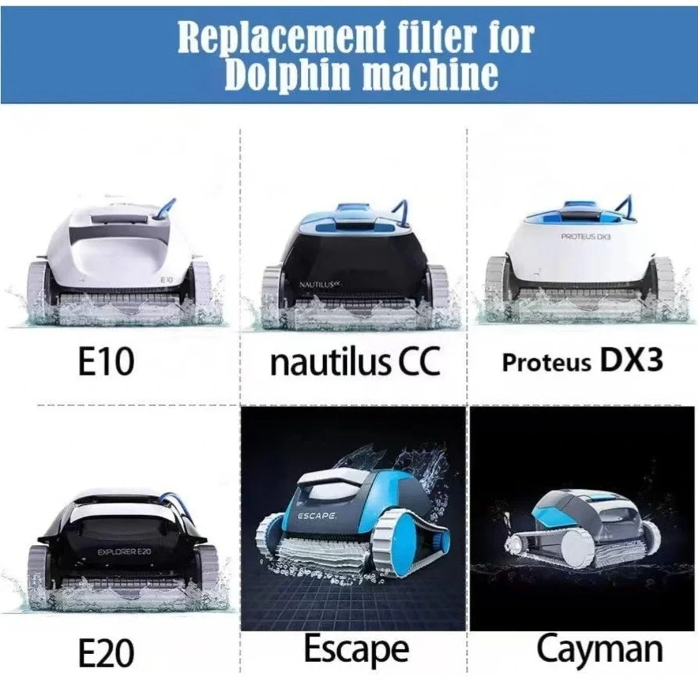 Ultra Fine Filter Basket Compatible with Dolphin Robotic Pool Cleaners: S50, ...